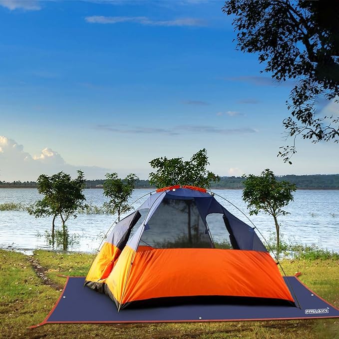Frelaxy Tent Footprint, Waterproof Camping Tarp, Durable Tent Floor to Elevate Your Camping, Hiking, Backpacking, Hammock, Beach Experience