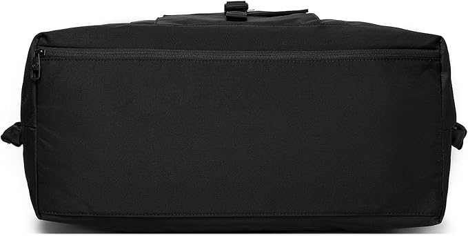 SUNNY BIRD Duffel with Utility Pouch, 40L Weekender Overnight Bag with Shoe Compartment for Travel and Sports (Black)