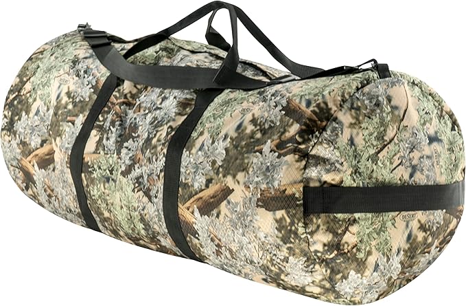 North Star Sports Foldable Duffle Bag for Travel, Gym & Outdoor Camping | Tough and Packable Sport Equipment Bag & Gear Organizer | Heavy Duty Large Duffel Bags for Traveling