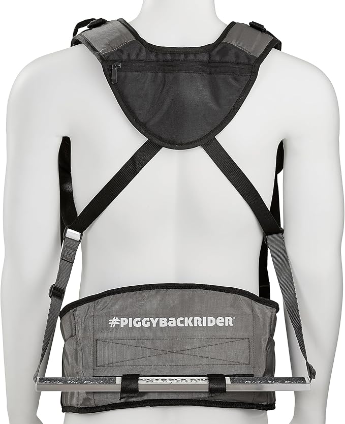 Piggyback Rider Hip Support Belt - Toddler Hiking Carrier’s Hip Belt for Backpack with Buckle Closure - Convenient Parent Support for Trekking, Parks, Events & Travel