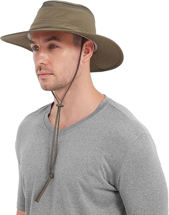 Cimarron Wide Brim Safari Sun Hat for Women & Men – UPF 50+ Outdoor Fishing Hat | Hiking, Running Travel Sun Protection Hat