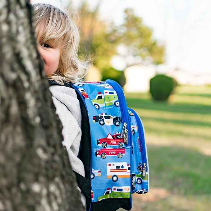 Wildkin 12-inch Kids Backpack – Padded, Adjustable, Ideal for Daycare & Travel - Heroes