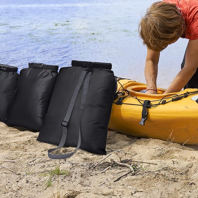 Shappy Waterproof Dry Bag Set 6 Sizes Lightweight Sacks and Long Adjustable Shoulder Strap Outdoor Water Proof Keep Gear Dry Bag Stuff Sacks for Backpacking, Boating, Hiking, Camping