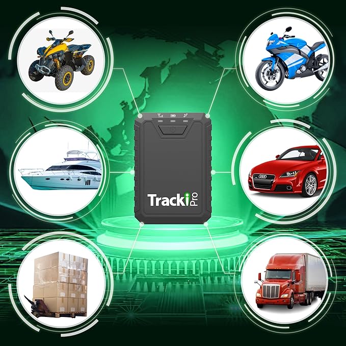 Tracki Pro GPS Tracker for Vehicles, USA made tech. Up to 7 Months Batt. Waterproof Magnetic 4G LTE Long Battery Life 2-7 Month, Unlimited Distance, Subscription Required, Multi Alerts, Hidden Tracker