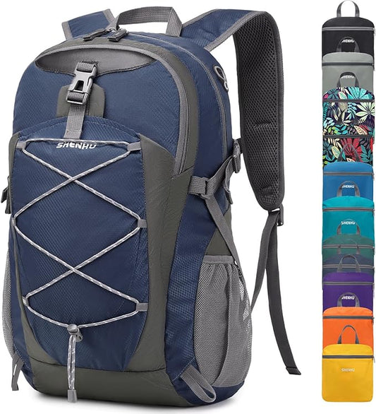 40L Hiking Backpack Lightweight Daypack Waterproof Travel Camping Backpack for Men Women Sport Packable