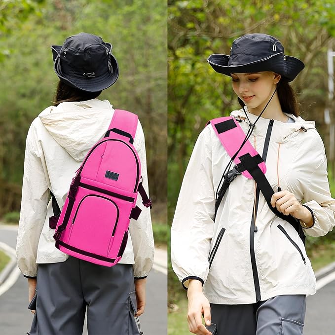 MOSISO Camera Sling Bag, DSLR/SLR/Mirrorless Camera Backpack Case Shockproof Photography Backpack with Tripod Holder & Removable Modular Inserts Compatible with Canon/Nikon/Sony/Fuji