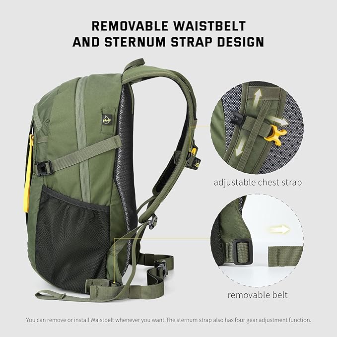 SKYSPER Small Hiking Backpack, 20L Lightweight Travel Backpacks Hiking Daypack for Women Men