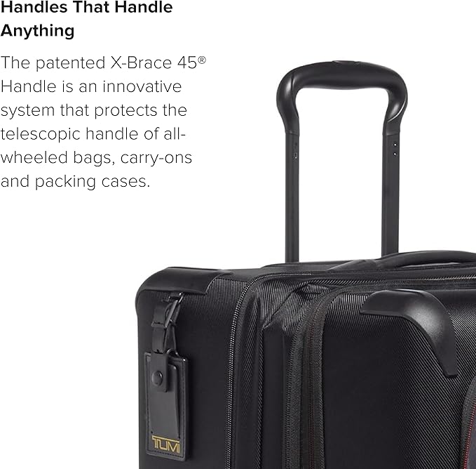 TUMI - Aerotour 4 Wheel Expandable Luggage - Men's and Women's Lightweight Business and Leisure Travel Suitcase - 31" Extended Trip Expandable Packing Case, Black