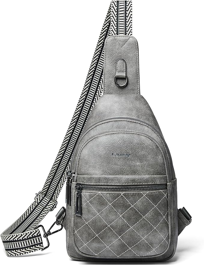 Sling Bag For Women Fanny Pack Crossbody Travel Shoulder Belt Bags Tote Backpack Purse Faux Leather