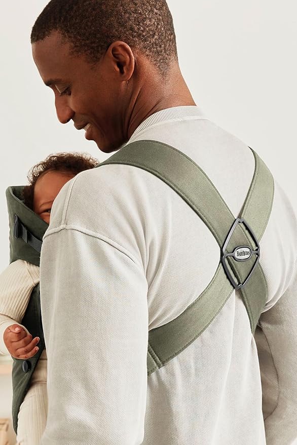 BabyBjörn Baby Carrier Mini, Woven, Dark Green