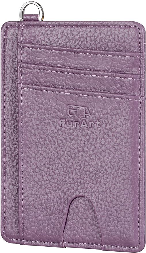 FurArt Slim Minimalist Wallet, Front Pocket Wallets, RFID Blocking, Credit Card Holder for Men & Women