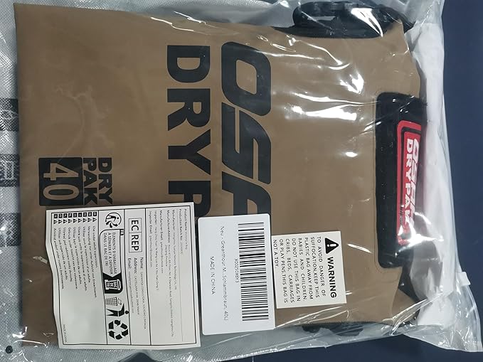 Waterproof Duffel& Luggage Bag - Motorcycle Dry Bag Tail Saddle Bags with Roll Top Closure,Large Storage Space,for Camping, Kayaking, Fishing & Traveling(MudBrown, 40L)