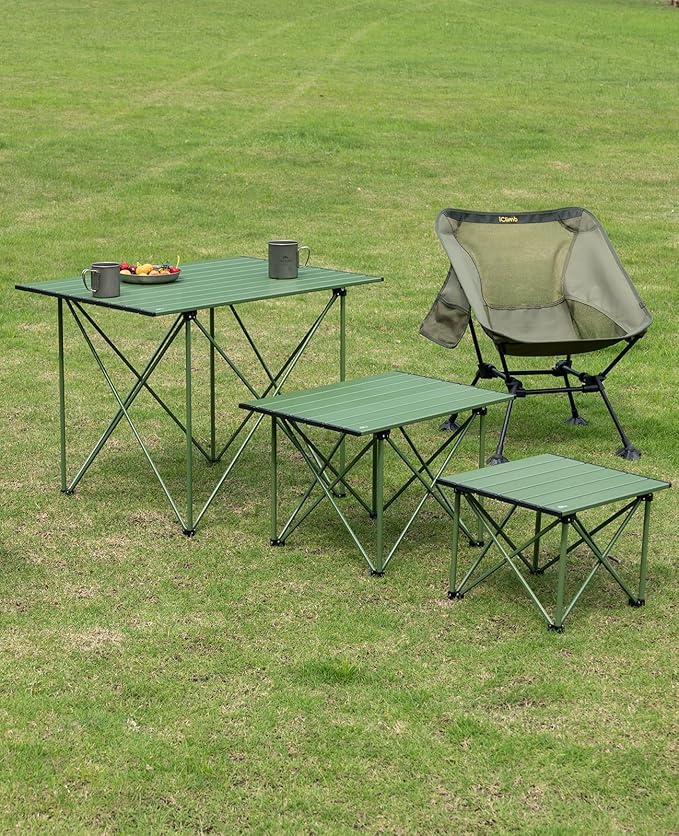 iClimb Ultralight Compact Camping Folding Beach Chair with Anti-Sinking Large Feet