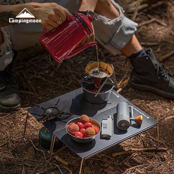 CAMPINGMOON Collapsible Coffee Dripper Pour Over Camping Outdoor 304 Stainless Steel COF-01