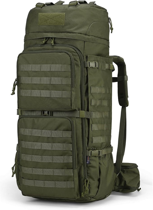 Mardingtop 75L Molle Hiking Internal Frame Backpacks with Rain Cover for Camping,Backpacking,Travelling