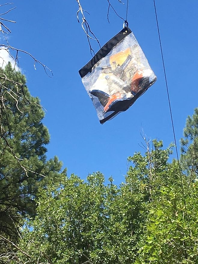Rodent Proof Bear Bags - Ultralight Stainless Steel Mesh Bag for Camping Food Storage - Sturdy and Rust-Resistant Sack with Lock and Grommet For Easy Hanging