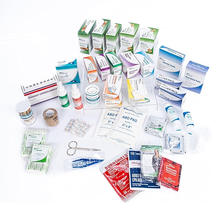 Class-A First Aid Refills Medication Without Cabinet | Essential Medications for Emergency Preparedness | Ensuring Long-Lasting Reliability | Exceeds OSHA/Ansi Z308.1 2015, Over 775 PCS