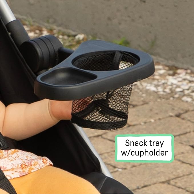 Summer Infant Ingenuity 3Dlite Convenience Stroller, Green–Lightweight Stroller with Aluminum Frame, Large Seat Area, 4 Position Recline, Extra Large Storage Basket–Infant Stroller for Travel & More