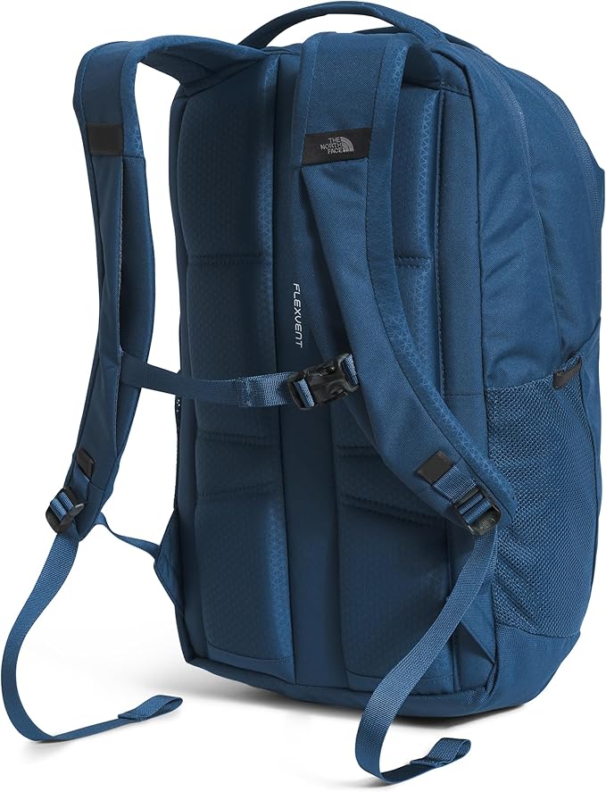 THE NORTH FACE Vault Everyday Laptop Backpack | Commuter Travel Bag with Water-Repellent Finish, Spacious Main Compartment, Shady Blue/TNF White-NPF, One Size