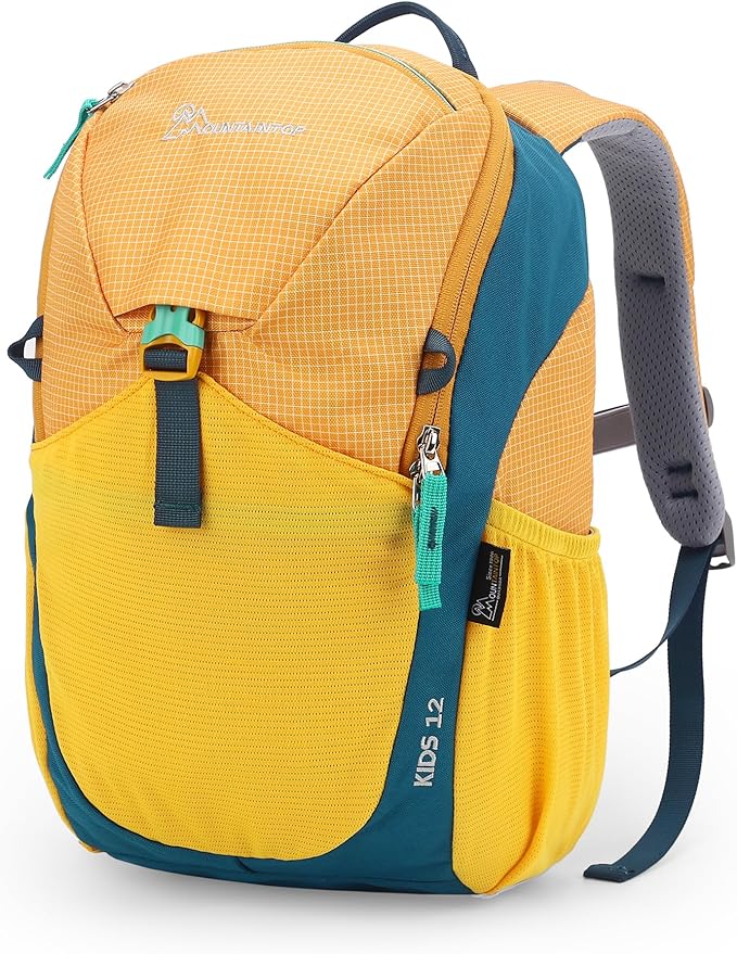 MOUNTAINTOP Kids Backpack 12L Toddler Hiking Backpack,Kindergarten Preschool Daypack for Boys Girls