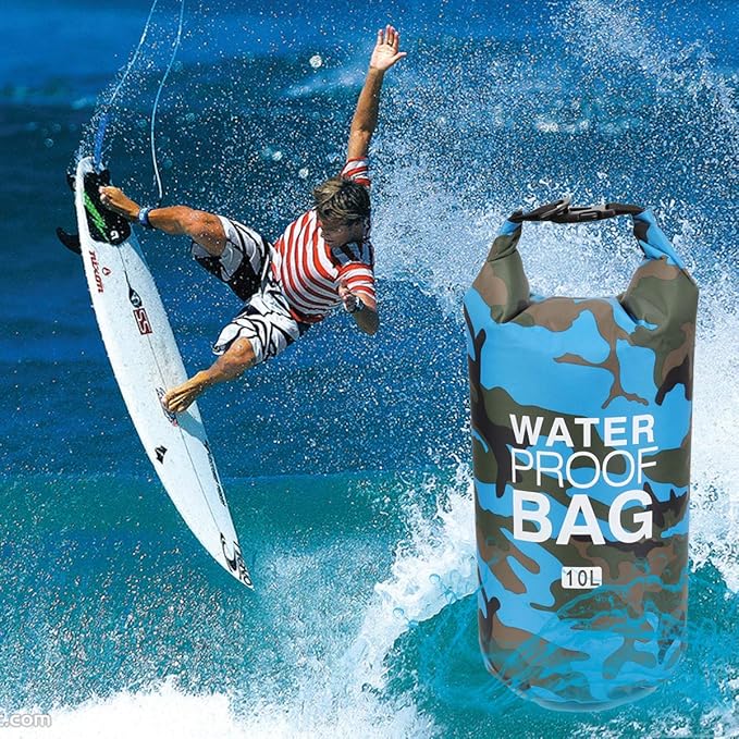 Waterproof Dry Bag 2L/5L/10L/15L/20L/30L, Roll Top Sack Keeps Gear Dry for Kayaking, Rafting, Boating, Swimming, Camping, Hiking, Beach, Fishing with Free Waterproof Phone Case