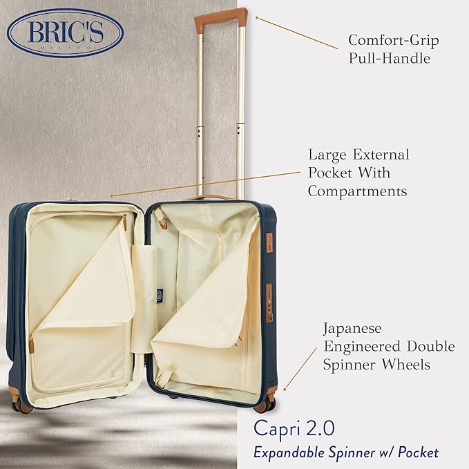 Bric's Capri 2.0 21" Spinner w/Pocket Expandable