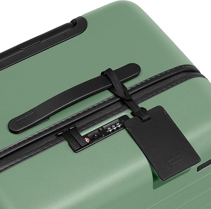 Away Large Trunk Luggage, 31 Inch Hardside Suitcase with Spinner Wheels, Lightweight & Durable, TSA Lock, Ideal for Long Trips, Sea Green