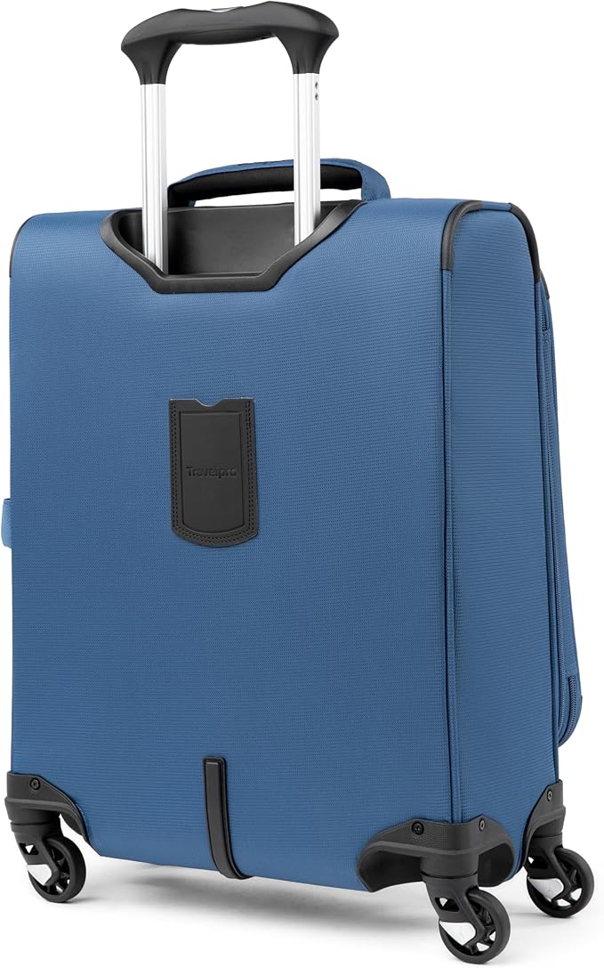 Travelpro Maxlite 5 Softside Expandable Carry-On Luggage with Spinner Wheels, Lightweight, 19-Inch — Ensign Blue