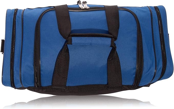 DALIX 17" Blank Duffle Bag Duffel Bag Travel Size Sports Durable Gym Bag