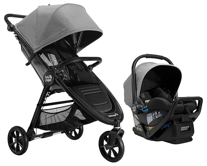 Baby Jogger City Mini GT2 All-Terrain Travel System with City GO 2 Infant Car Seat Pike Exclusive Includes Belly Bar Leatherette Handlebar and Premium Fabric