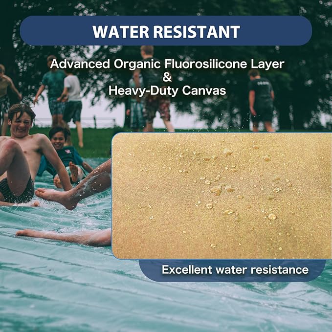 16’x20’ Canvas Tarps Heavy Duty Waterproof Tarpaulins with Aluminum Grommets,UV Resistant, 22Mil Multipurpose Drop Cloth, 14oz Cover Sheet for Outdoor and Indoor Use with Ropes Yellow