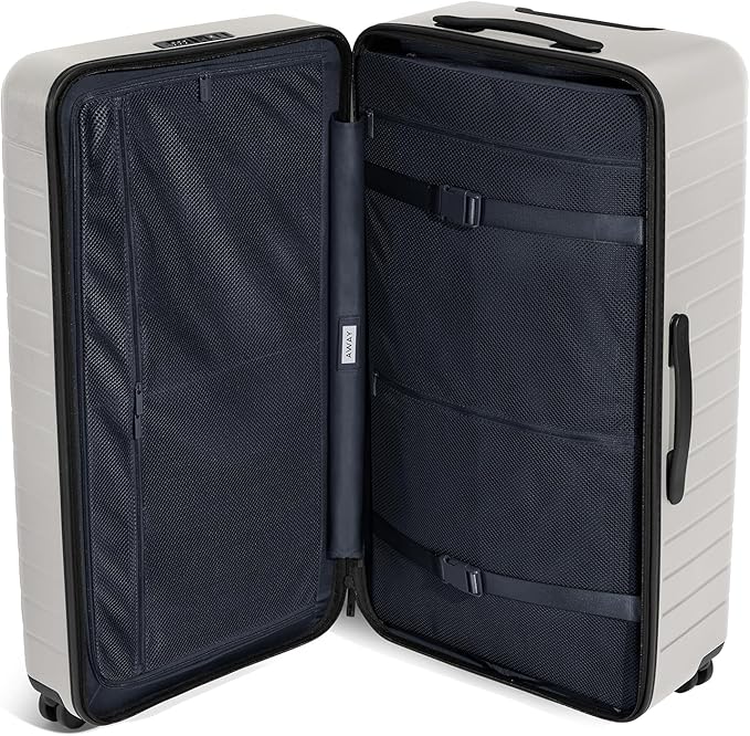 Away Large Trunk Luggage, 31 Inch Hardside Suitcase with Spinner Wheels, Lightweight & Durable, TSA Lock, Ideal for Long Trips, Cloud Gray