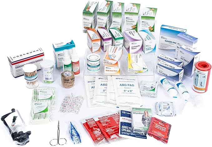 Class-A First Aid Refills Medication Without Cabinet | Essential Medications for Emergency Preparedness | Ensuring Long-Lasting Reliability | Exceeds OSHA/Ansi Z308.1 2015, Over 900 PCS