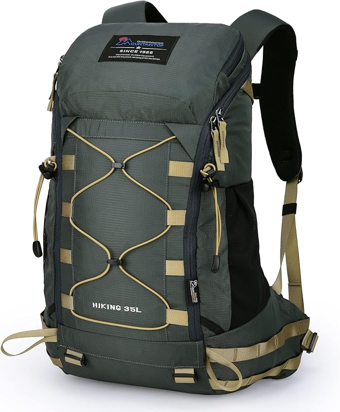 MOUNTAINTOP Hiking Backpack 35L Travel Backpack Lightweight Daypack for Men&Women Outdoor Camping