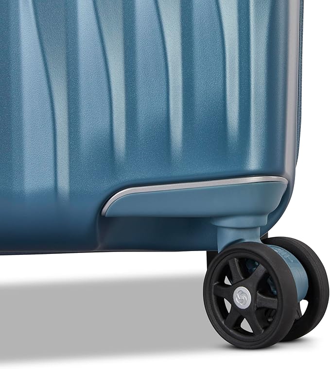 Samsonite UpLIFT X-Large Checked Hardside Luggage with Spinner Wheels - Airline-Approved, TSA Lock, Adjustable Handle System - Polycarbonate Hard Suitcase for Ultra Lightweight Travel - Elemental Blue