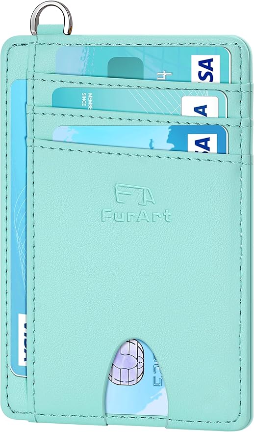 FurArt Slim Minimalist Wallet, Front Pocket Wallets, RFID Blocking, Credit Card Holder for Men & Women