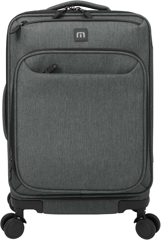 TravisMathew Quad Carry-On Spinner TMB400, Graphite Heather