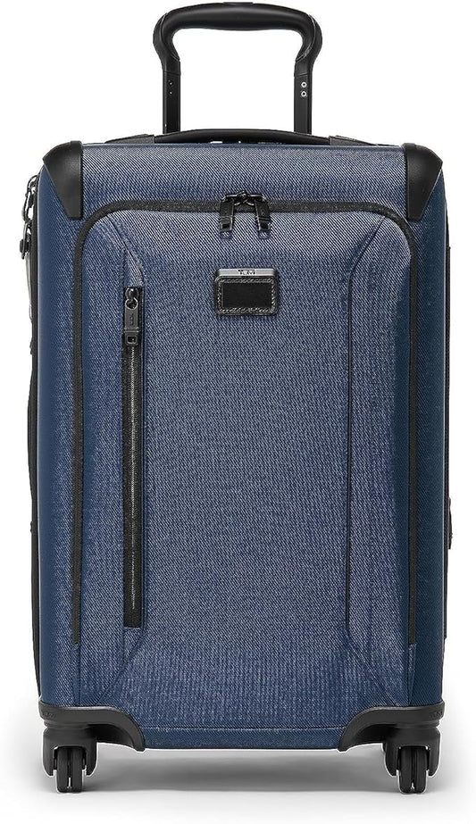 TUMI - Aerotour 4 Wheel Expandable Luggage - Men's and Women's Lightweight Business and Leisure Travel Suitcase - 21.75" International Expandable Carry-On, Navy