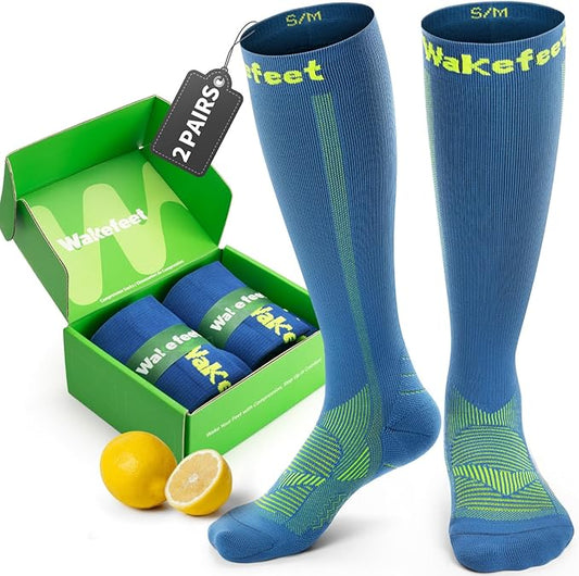 Compression Socks for Women Men 3 Pairs, Compression Stockings, Fragrance Flight Socks for Travelling Sitting