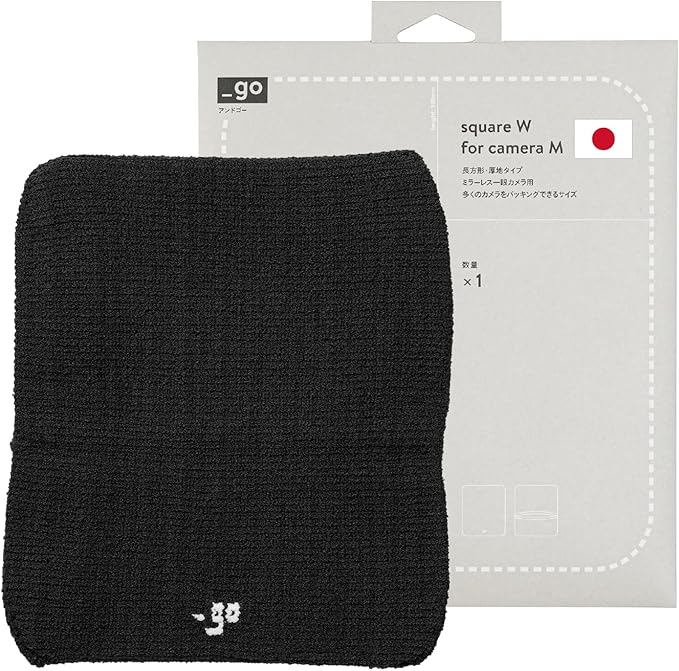 Camera Cover, Square W, Made in Japan, M size, Dark Gray