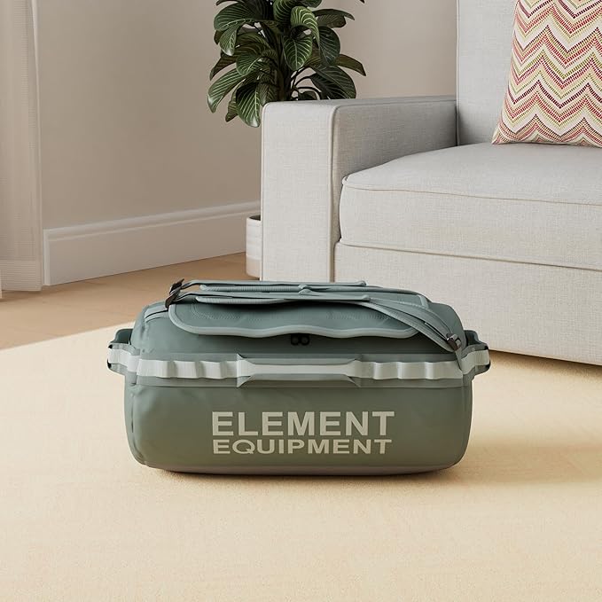 Element Equipment Trailhead Duffel Bag Shoulder Straps Waterproof Olive/Green Medium