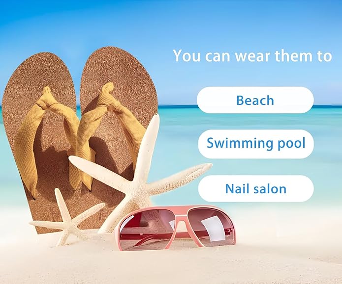 KuaiLu Flip Flops for Women with Arch Support Yoga Mat Comfortable Summer Beach Walking Thong Cushion Sandals Slip On Indoor Outdoor
