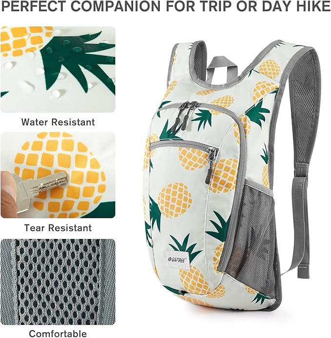 G4Free 10L/15L Hiking Backpack Lightweight Packable Hiking Daypack Small Travel Outdoor Foldable Shoulder Bag