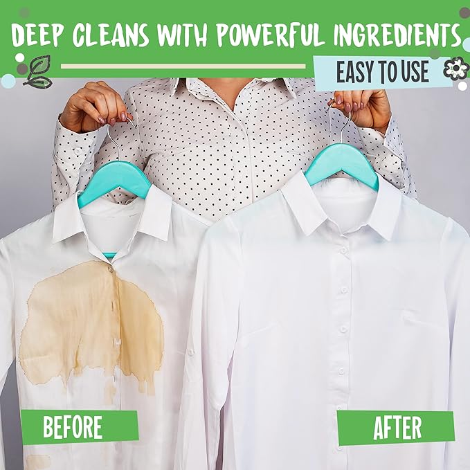 Unscented Laundry Detergent Sheets - 40 Eco Sheets for Up to 80 Loads - Fragrance-Free, Zero Plastic Packaging, Travel Laundry Detergent