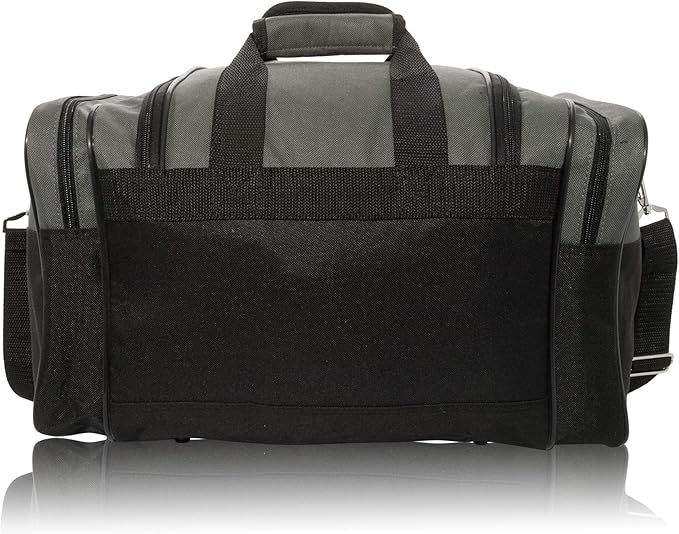 DALIX 17" Blank Duffle Bag Duffel Bag Travel Size Sports Durable Gym Bag