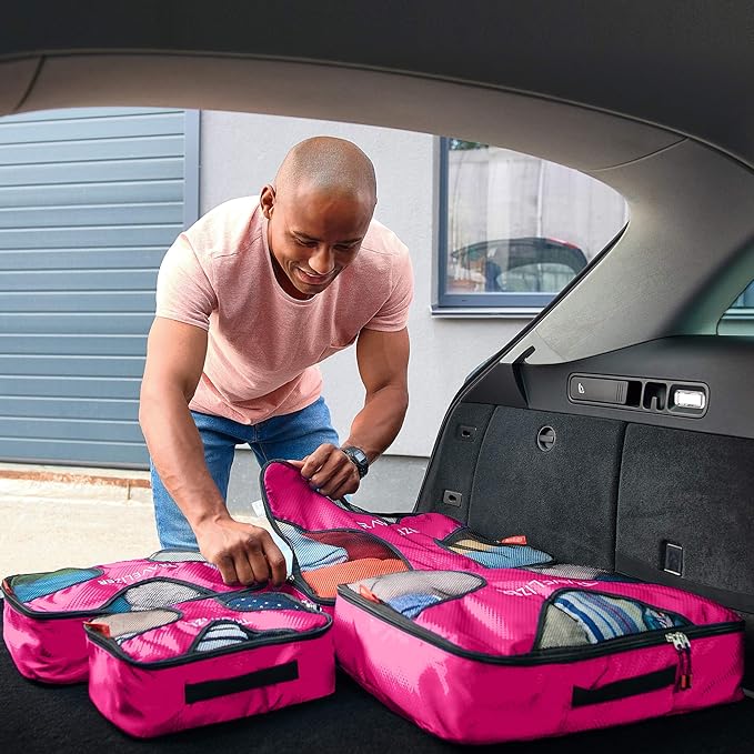 Travel Packing Cubes 5 pcs Luggage Organizer Set for Bag & Suitcase
