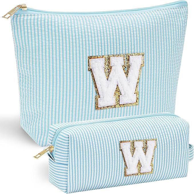 YOOLIFE Gifts for Women Her, Makeup Bag Make Up Bag Pouch Cosmetics Organizer Bag Cute Makeup Bag Skincare Bag Personalized Best Friend Wife Birthday Gift Graduate Gifts for Her W