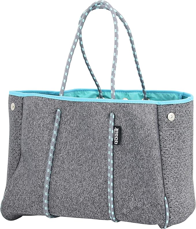 QOGiR Neoprene Multipurpose Beach Bag Tote with Inner Zipper Pocket … … … …