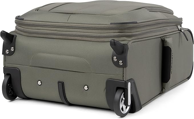 Travelpro Maxlite 5 Softside Expandable Upright 2 Wheel Carry on Luggage, Lightweight Suitcase, Men and Women, Slate Green, Carry On 20-Inch
