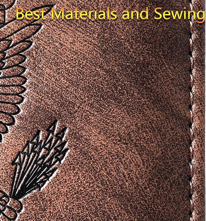 Passport Holder Cover Wallet Travel Essentials Leather Rfid Blocking Case Vacation Luggage Must Haves Travel Accessories for Men Women (120#Coffee)